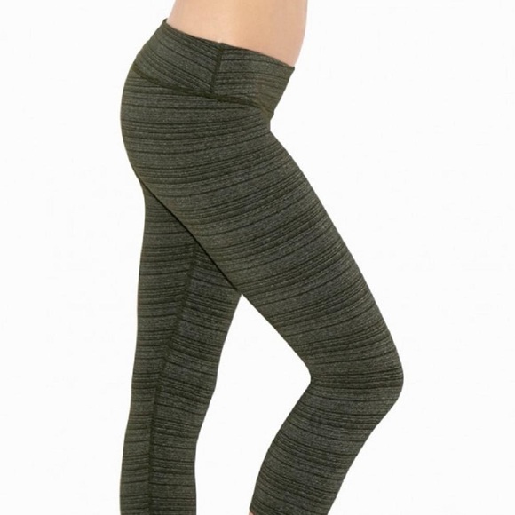 Beyond Yoga Pants - BEYOND YOGA | Hype Stripe Olive Legging